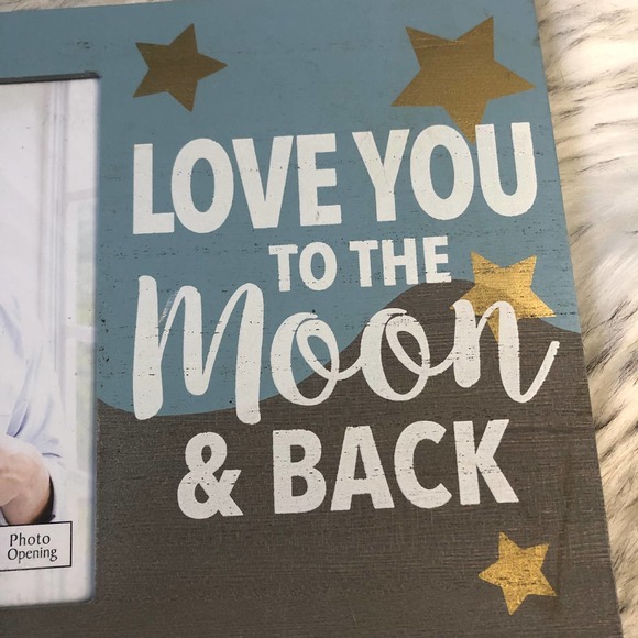 I Love You To The Moon & Back Picture Frame - Picture 3 of 7